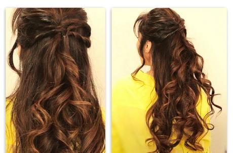 Half back hairstyles for long hair