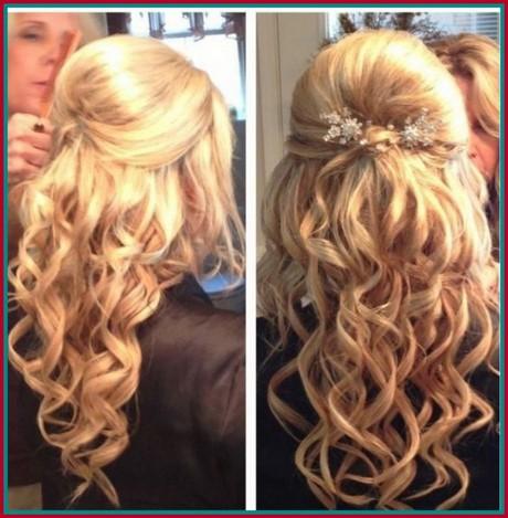 Half up down prom hairstyles
