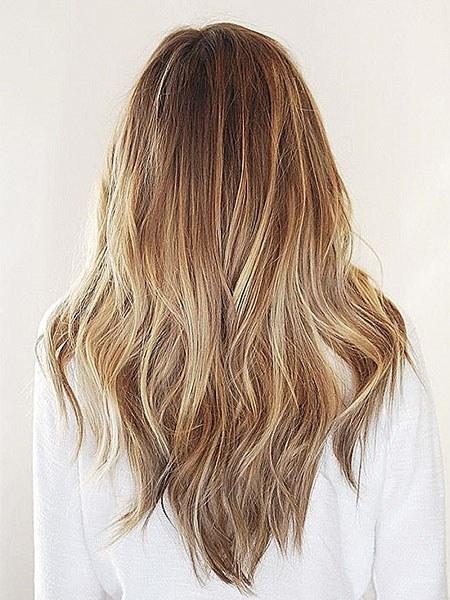 Layers on hairstyle