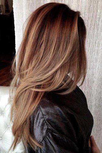 Long and layered hairstyles