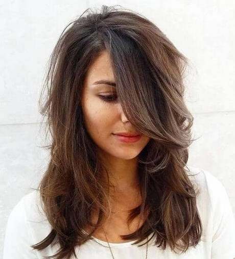 Mid layered hairstyles