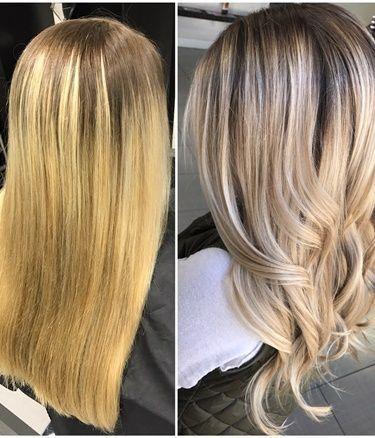 Perfect blonde hair color