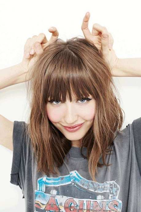 Pretty hairstyles with bangs