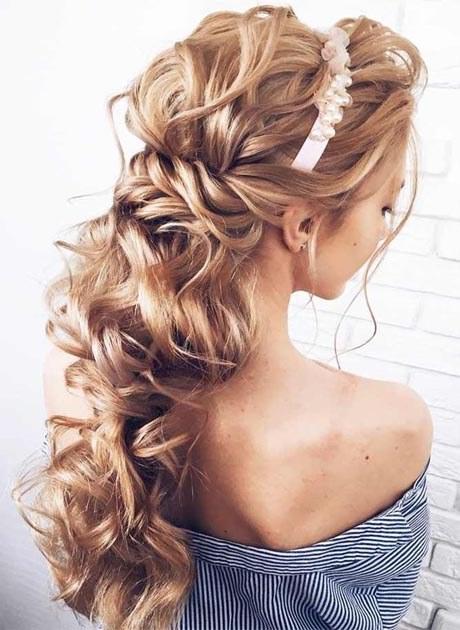 Prom hairstyles half up and down