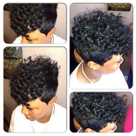 Quick weave hairstyles with curly hair