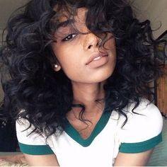 Short curly wavy weave