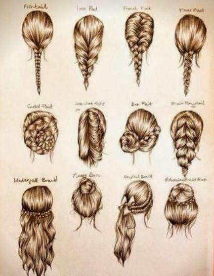 Simple but attractive hairstyles
