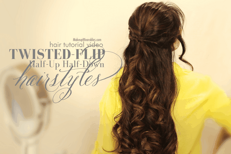 Updo half up hairstyles