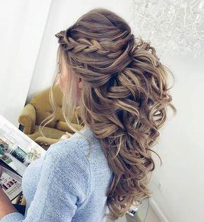 Updos half up and half down