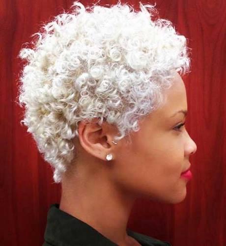 Very short curly weave