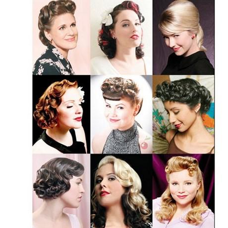 Vintage womens hair styling