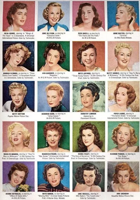 40's 50's hairstyles