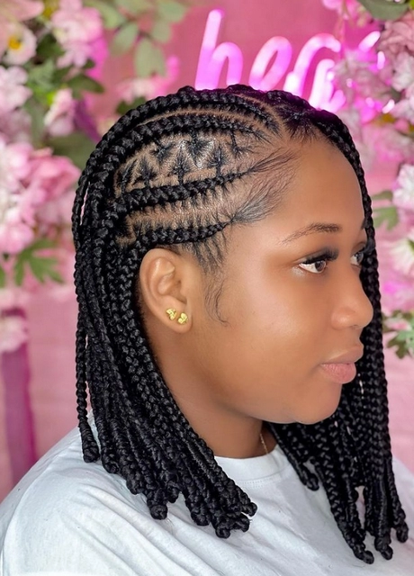 Natural braided hairstyles for black hair