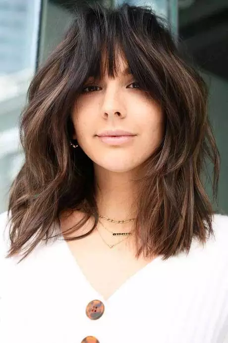 Shoulder length haircuts with bangs and layers shoulder-length-haircuts-with-bangs-and-layers-97_11-3-3