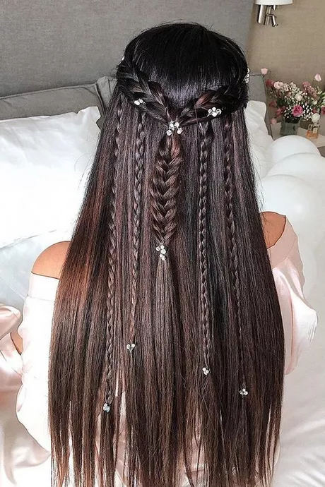 Wedding braids for long hair