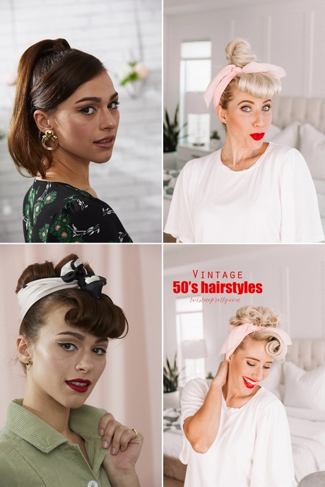 50s girl hairstyles