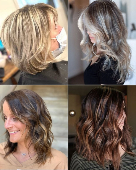 All over layered hair