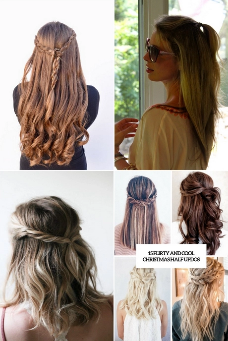 Casual half up hairstyles