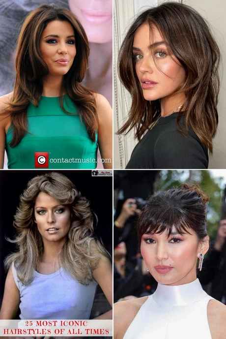 Celebrities with layered hair