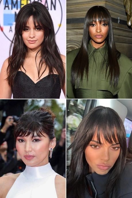 Celebrity hairstyles with bangs