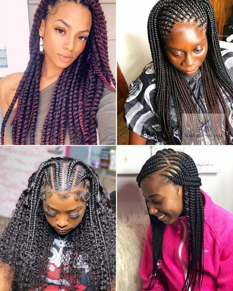 Different styles of african braids
