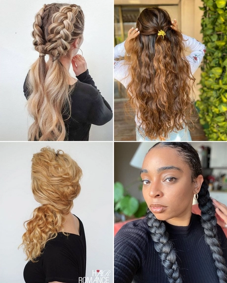 Easy work hairstyles for long hair