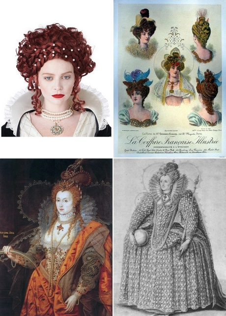 Elizabethan hairstyles elizabethan-hairstyles-001