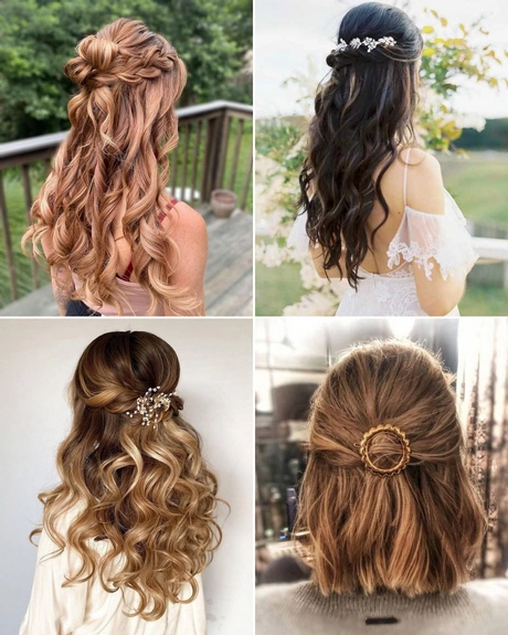 Formal half up hairstyles