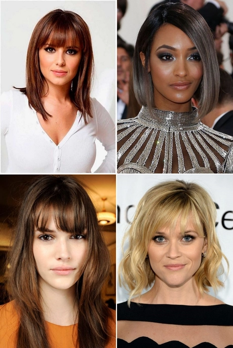 Hairstyles for fine hair with bangs