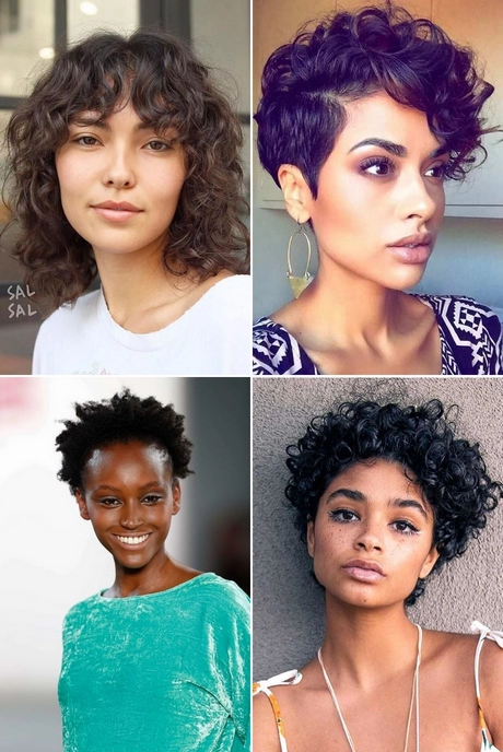 Hairstyles for really short curly hair