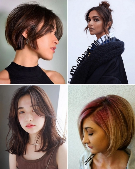 Hairstyles for short hair and bangs