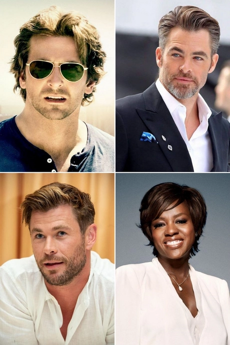 Hollywood actors hairstyle