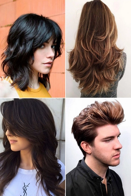 Layer cutting hairstyle