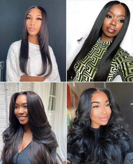 Layered weave hairstyles