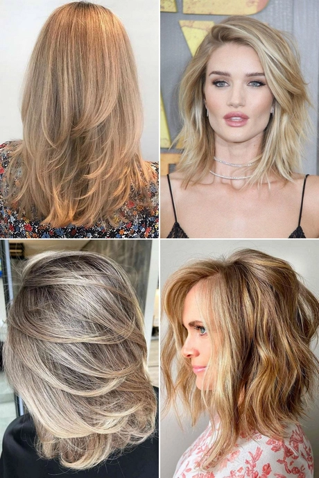 Medium long layered hairstyles
