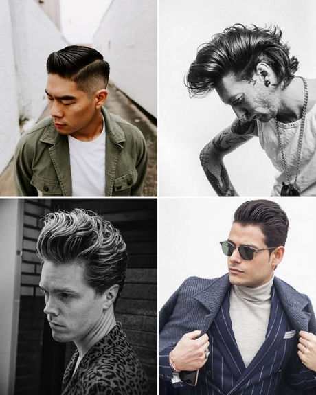 Men's retro haircuts