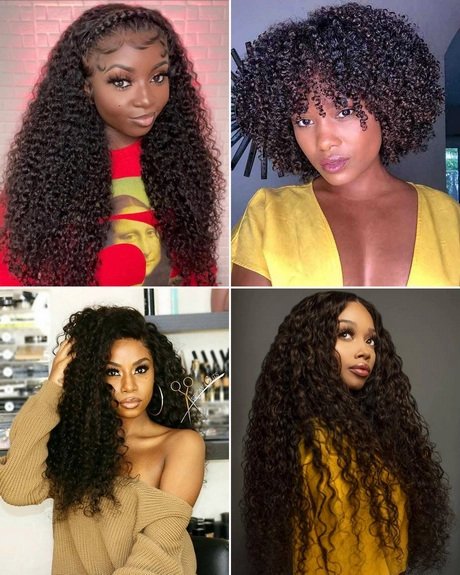 Natural curly weave hairstyles