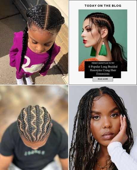 Popular braid hairstyles