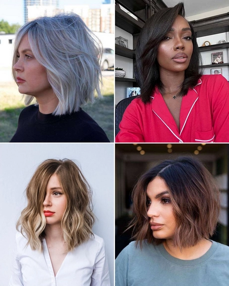 Short hairstyles for fine hair and round face