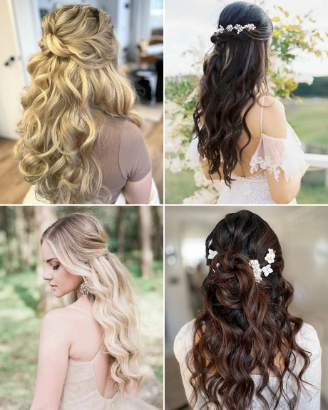 Up and down hairstyles for weddings