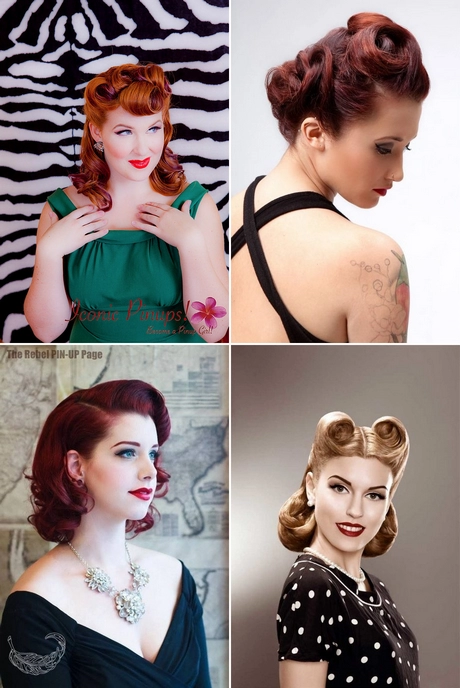 Vintage pin up hairstyles
