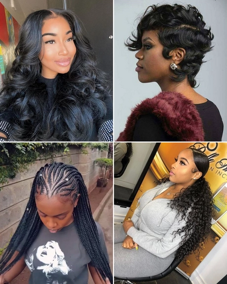Weave hair styles for black women