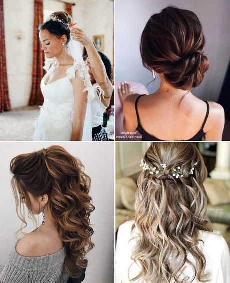 Wedding hairstyles for long thick hair