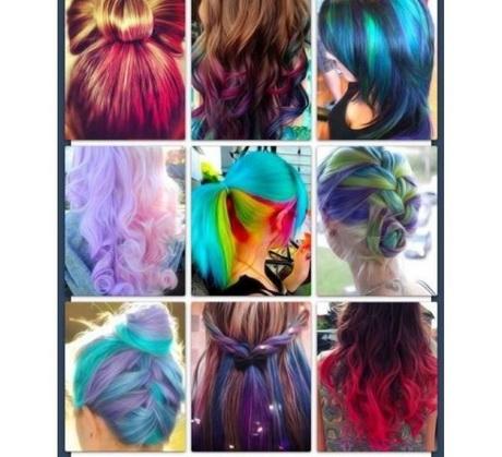 Hairstyles dyed