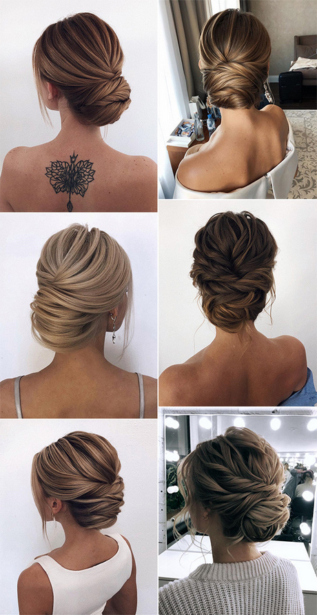 Classic wedding updos for long hair