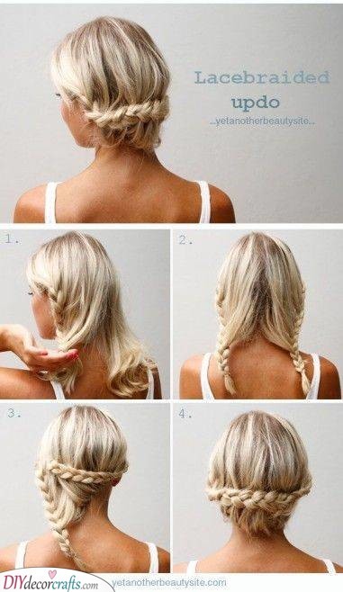 Classy updos for long hair