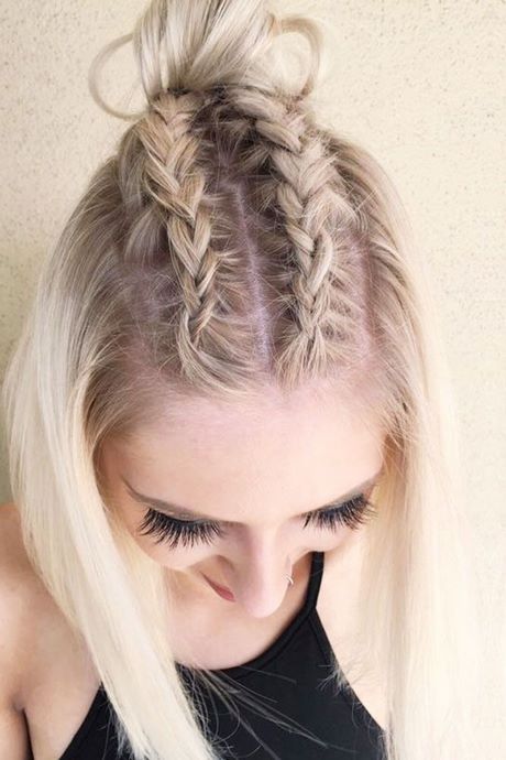 Different braid hairstyles for short hair