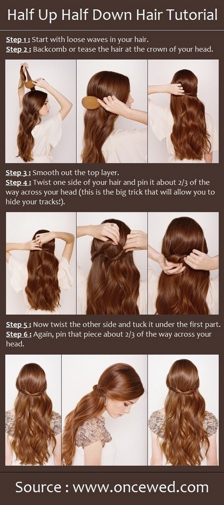 Easy long hairstyles for wedding