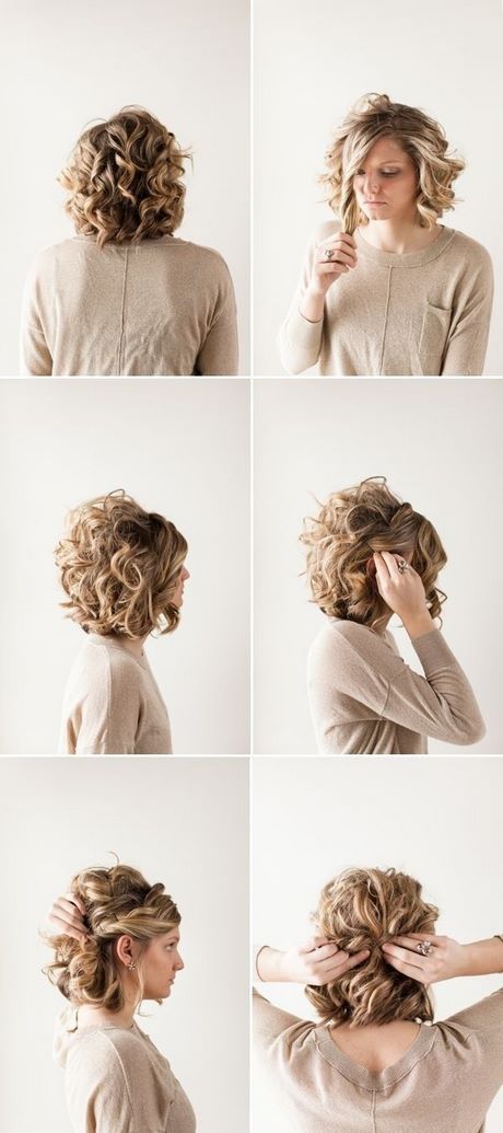 Hairstyle ideas for short curly hair