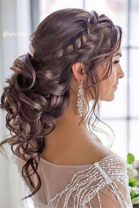 Long bride hairstyles